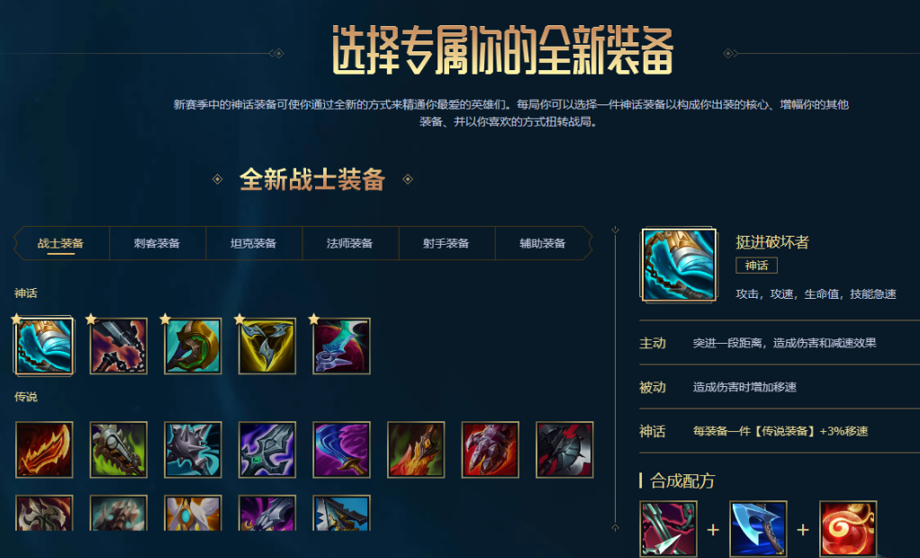 英雄联盟各种装备介绍？