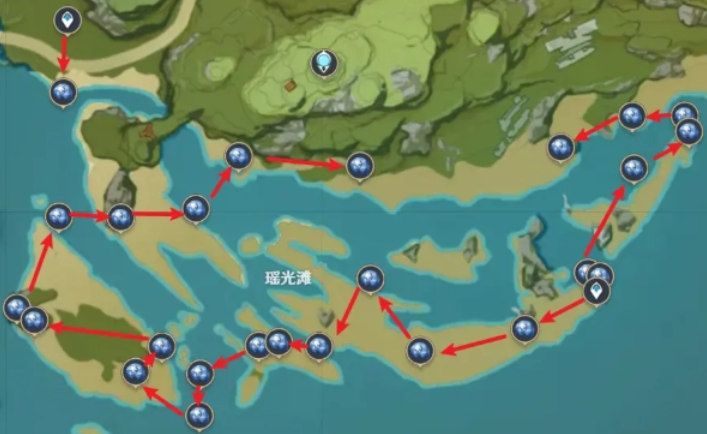 原神星贝哪里捡？