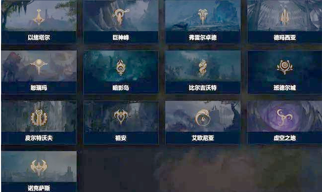 英雄联盟英雄对应表