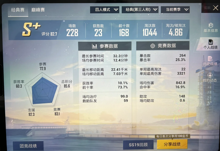 和平精英kd清零？