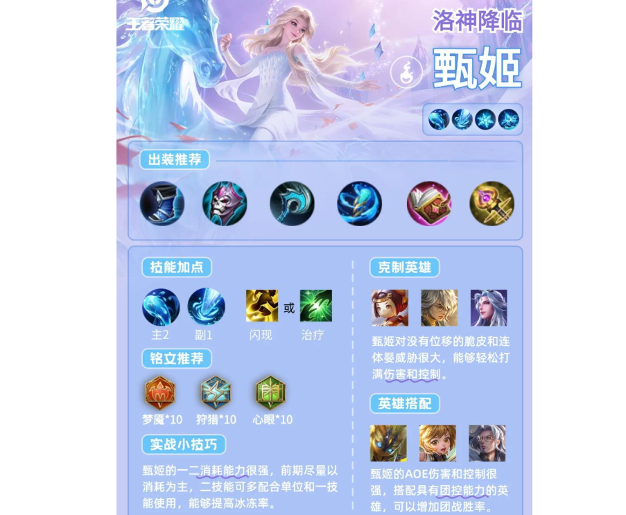 王者荣耀冷却铭文搭配？