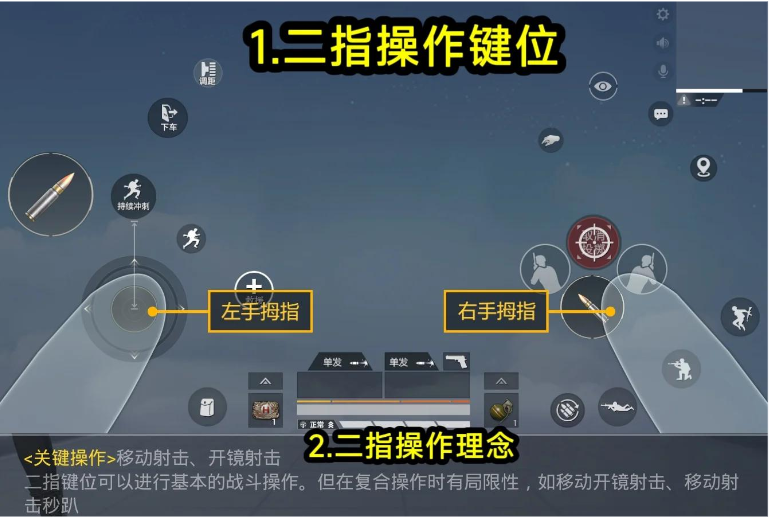 和平精英键盘位置？