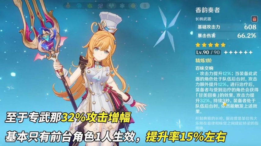 《原神》V5.6 爱可菲养成攻略：武器、圣遗物、配队、命座分析！