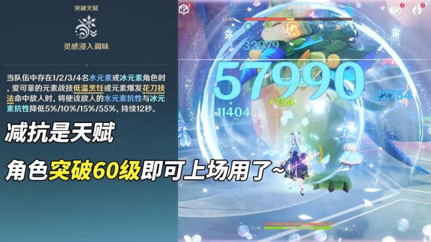《原神》V5.6 爱可菲养成攻略：武器、圣遗物、配队、命座分析！