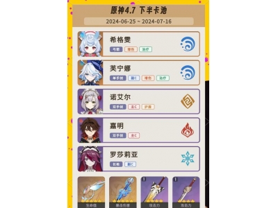 原神卡牌角色攻略大全